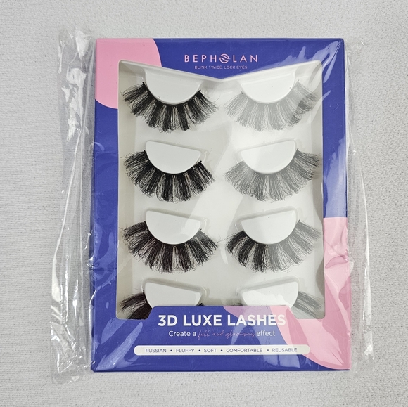 (8) Packages Of Various False Lashes - Bepholan And Beyelian - Picture 3 of 11